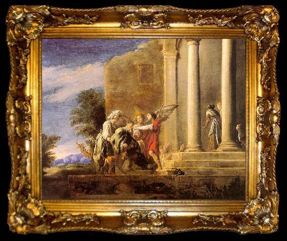 framed   Domenico  Feti The Healing of Tobit, ta009-2